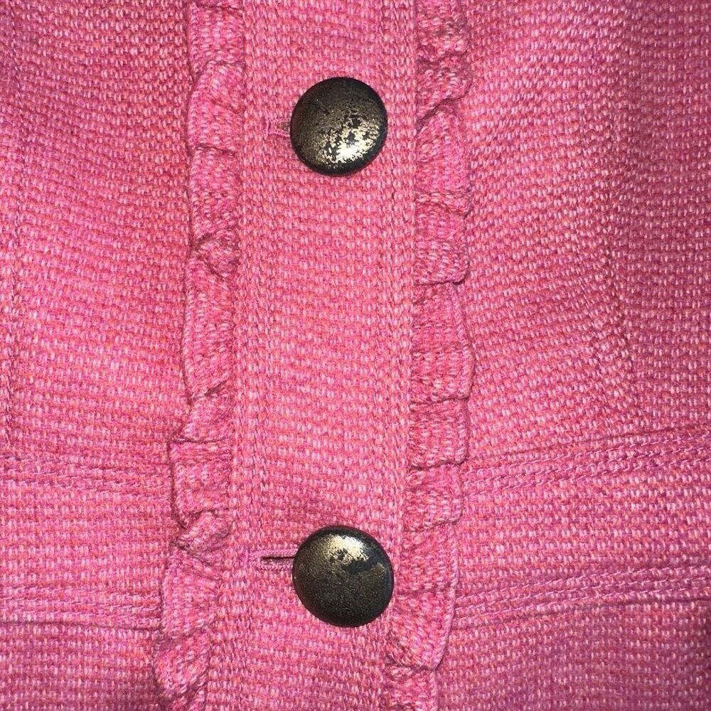 J. CREW ROBERT NOBLE Scotland Wool Blazer Sport Coat Fuchsia Preppy Office Sz 6 - Picture 5 of 8
